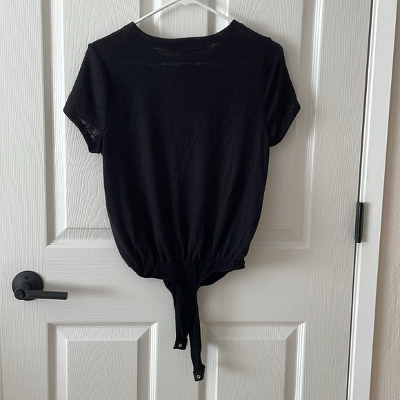 Lulus Easy Beauty black knit bodysuit - Picture 9 of 10